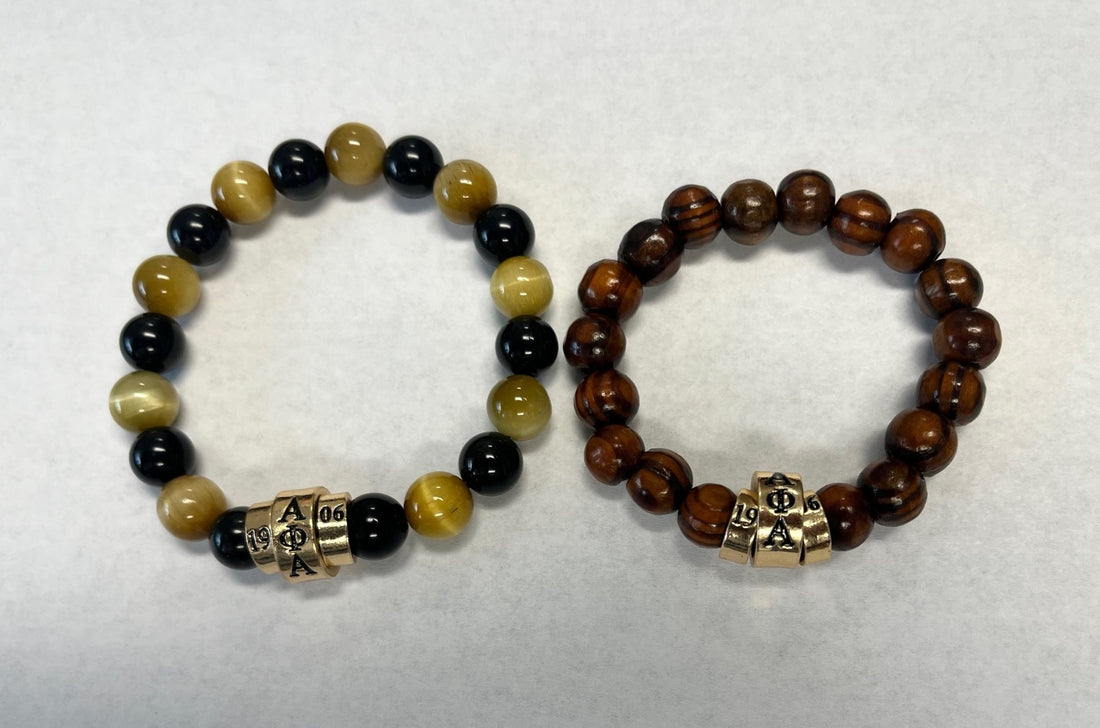 Alpha Phi Alpha Beaded Braclets