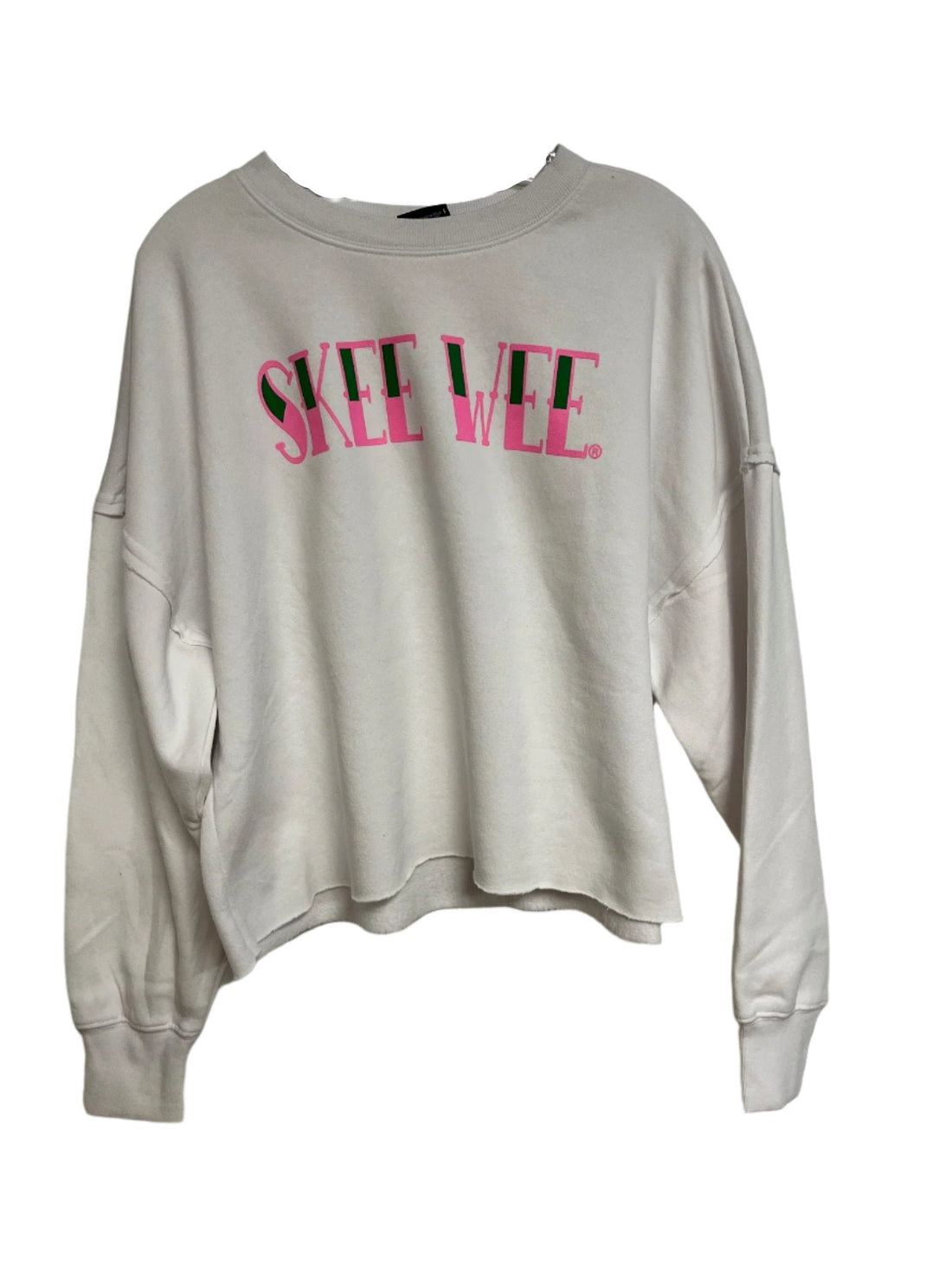'Skee Wee' Cropped Sweatshirt