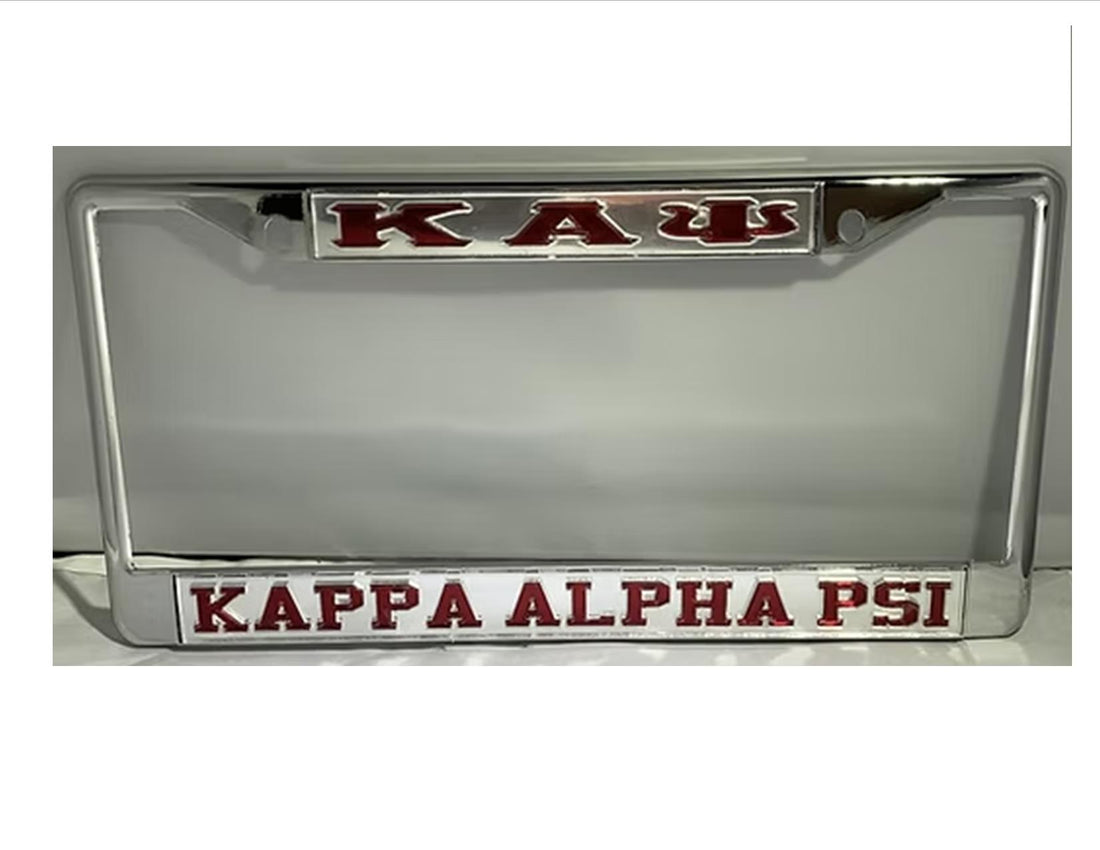 Kappa Licence Plate Frame - KAPsi (Silver)