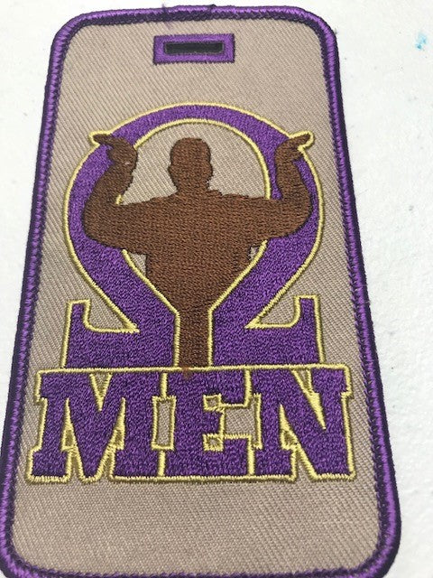 Omega Psi Phi Luggage Tag