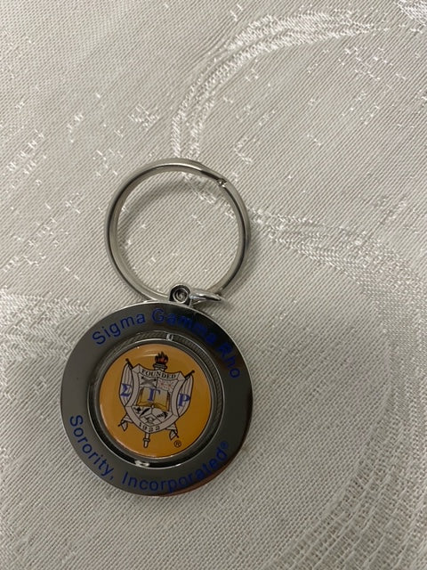 Sigma Gamma Rho Spinning Keychain