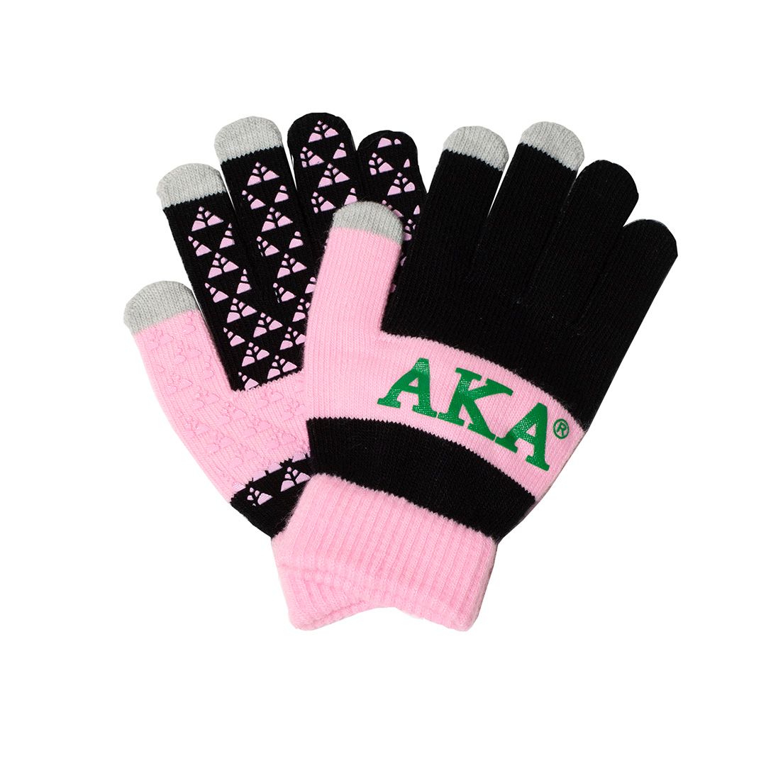 AKA TEXTING GLOVES Black