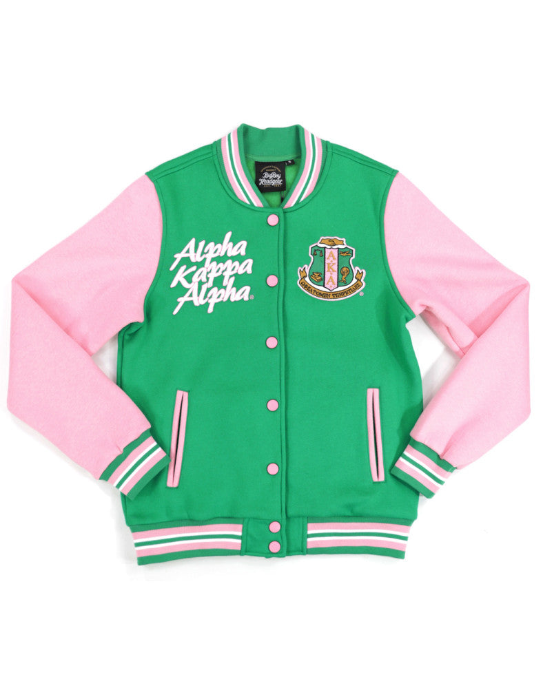 AKA Fleece Varsity Jacket