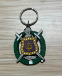 Omega Phi Psi 2" Shield Keychain