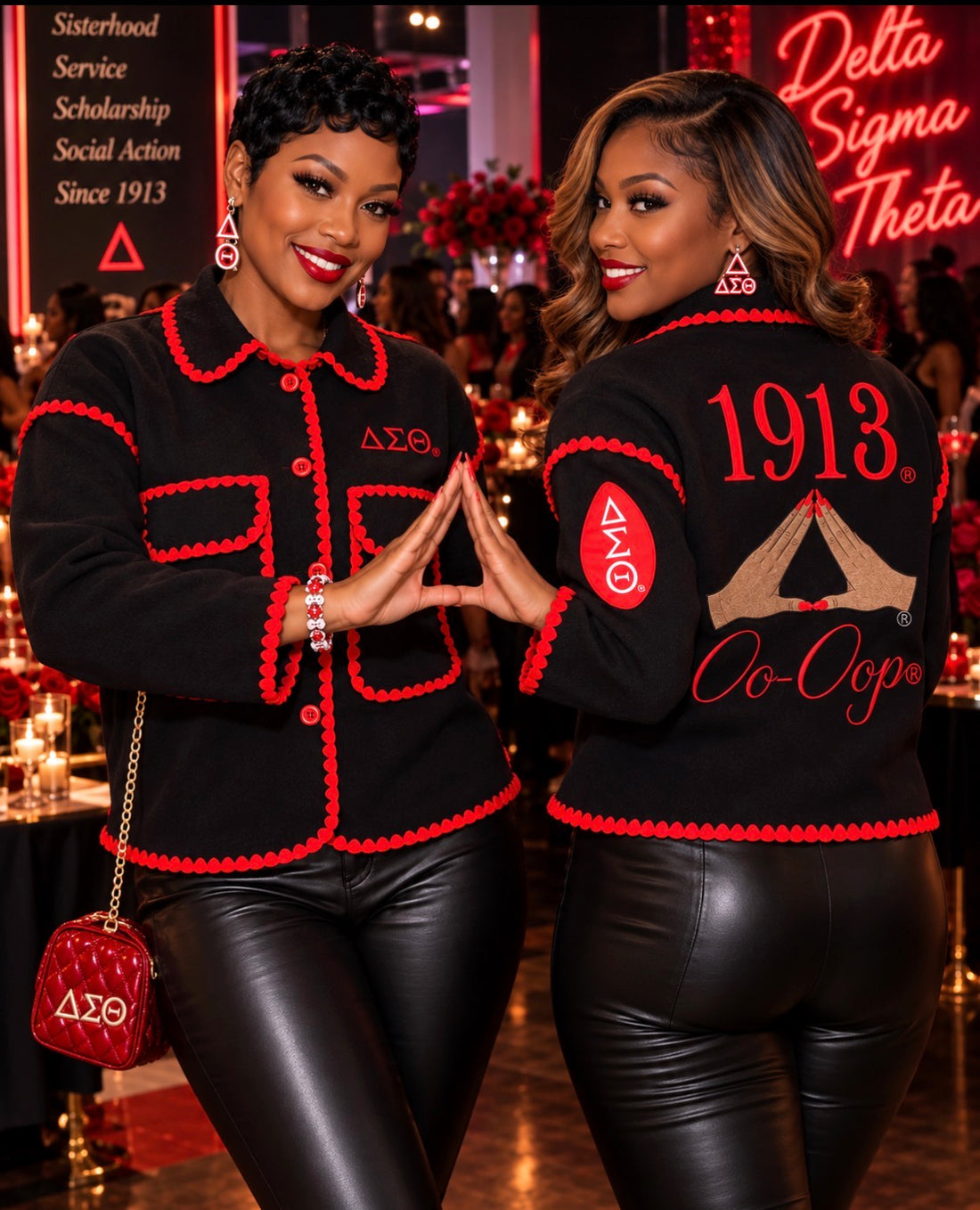 Delta Sigma Theta Pyramid Hands Jacket