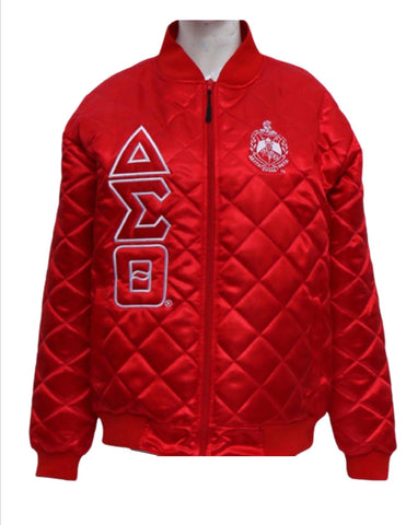 Delta Quilted Puffer Bomber Jacket