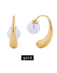 AKA 14k Gold Dipped Prince Rubert Drop Pearl Earring (Gold)