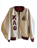 Kappa P/U Cream Leather Jacket (NOW IN STOCK)