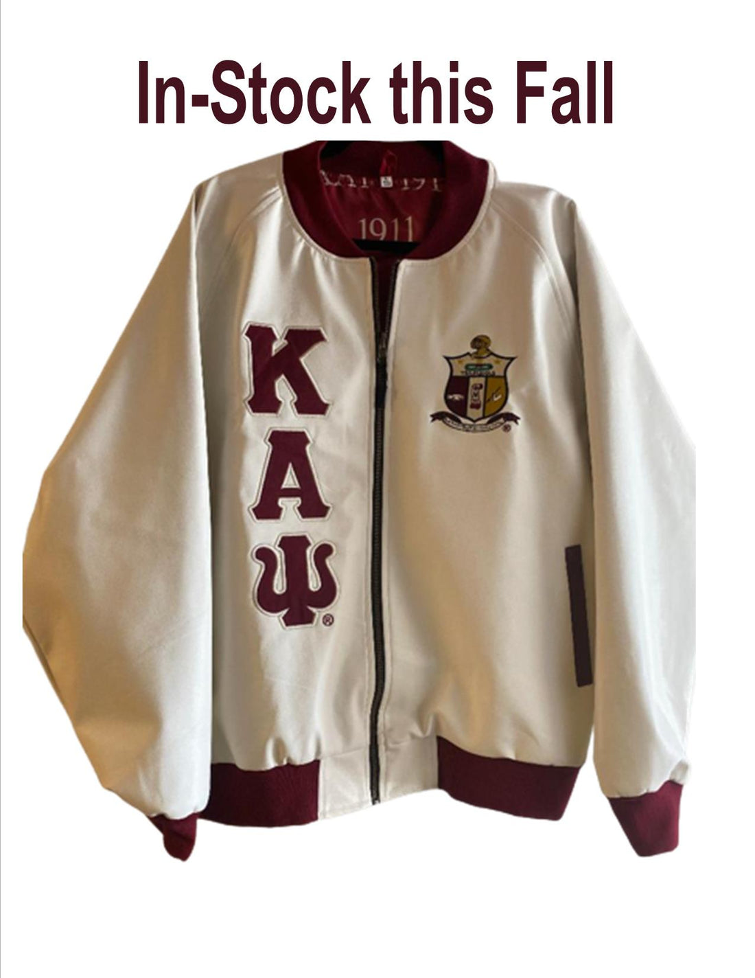 Kappa P/U Cream Leather Jacket