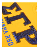 Sigma Gamma Rho Patch Sequin Tee (Gold)