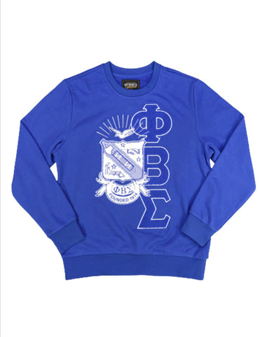 Phi Beta Sigma Chenille Embroidered Sweatshirt