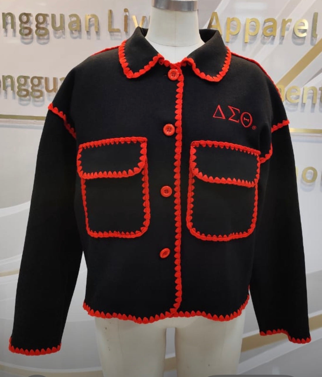 Delta Sigma Theta Pyramid Hands Jacket