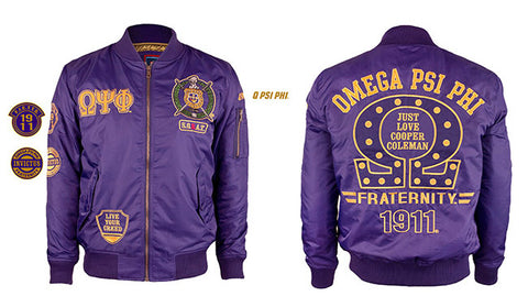 Omega Psi Phi Bomber Jacket
