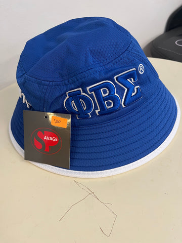 Phi Beta Sigma Bucket Hat w/ Strap