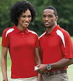 Sherwood Middle School Ladies’ or Men’s Performance contrast Polo Embroidered