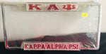 Kappa Licence Plate Frame - Silver