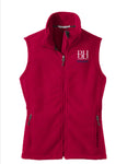 BHHS Volleyball Fleece Ladies Vest (Available in Red or Navy)