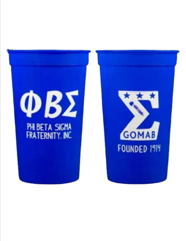 Phi Beta Sigma Stadium Cups (22 oz)