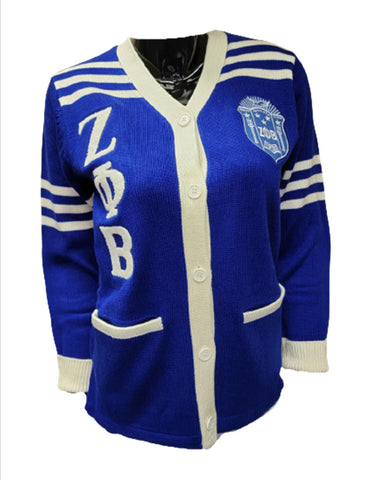 Zeta Phi Beta Old School Cardigan Sweater