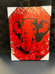 Delta Elephant Print